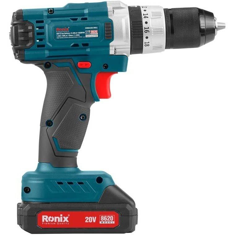 دریل پیچ گوشتی شارژی 20 ولت رونیکس مدل 8620